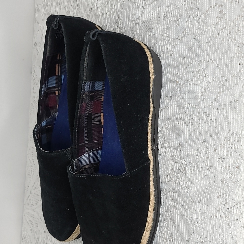 Blondo leather black waterproof low top slip on boat shoes size 9.5 - Picture 5 of 7